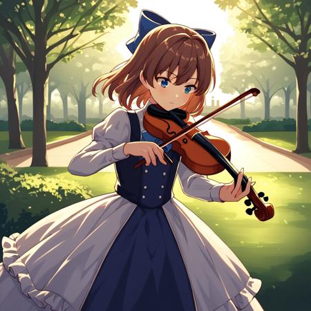 holding_violin ,holding_bow_(music)