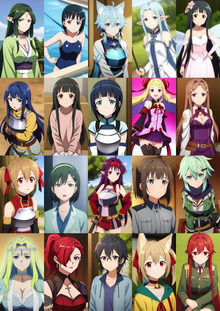 Sword Art Online - Girlpack LoRA (40)