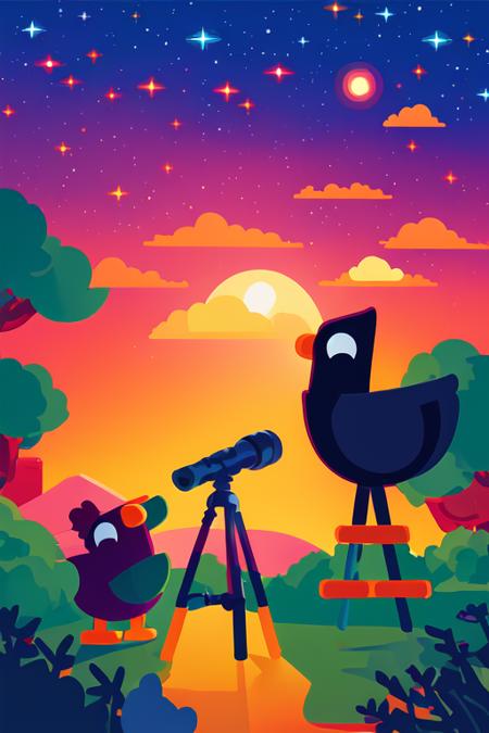 Kurzgesagt-ArtStyle LoRA版本v1-DreamLike (ID: 12006)