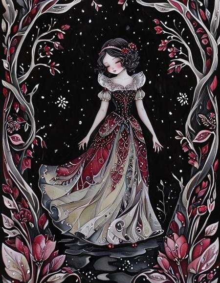 Gothic Pink Floral