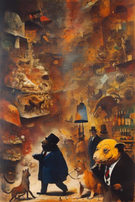 style of George Grosz 400