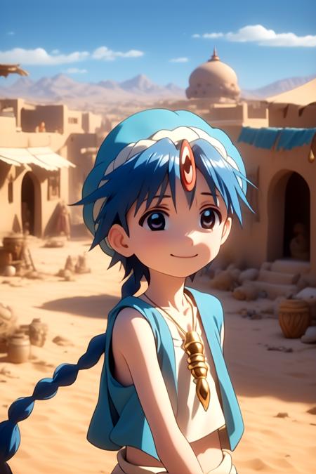 Magi: The Labyrinth of Magic - Aladdin - SDXL