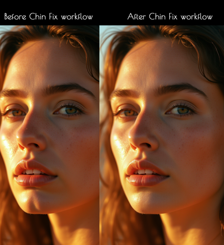 Automatic Chin Fixer workflow