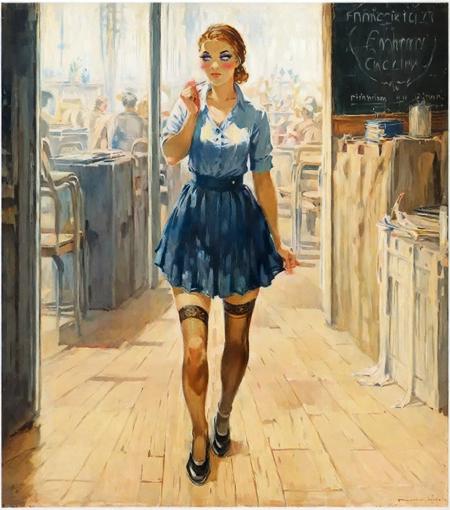 Artist Style Lora - Yuri Pimenov