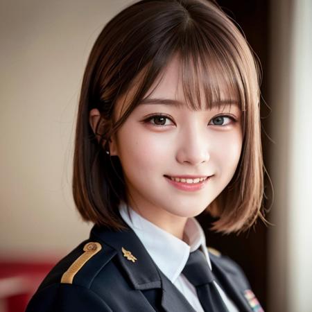 Asia girl in uniform