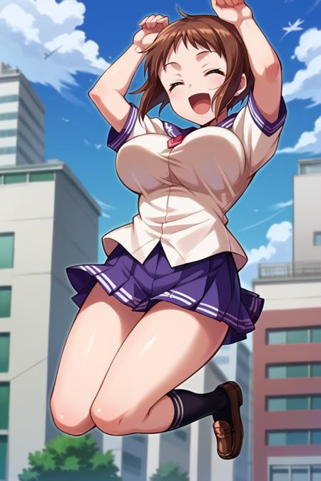 Ui Wakana/若菜 羽衣 (Okusama ga Seito Kaichou!) SDXL LoRA [Pony Diffusion]
