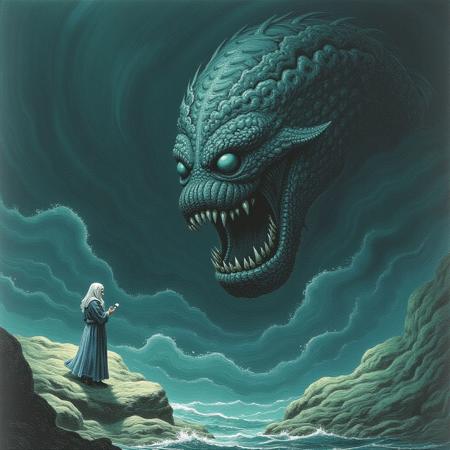 Gustave Dore Woodcut Style Flux-D