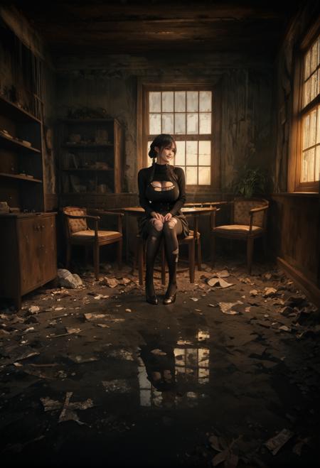 1919 dilapidated room