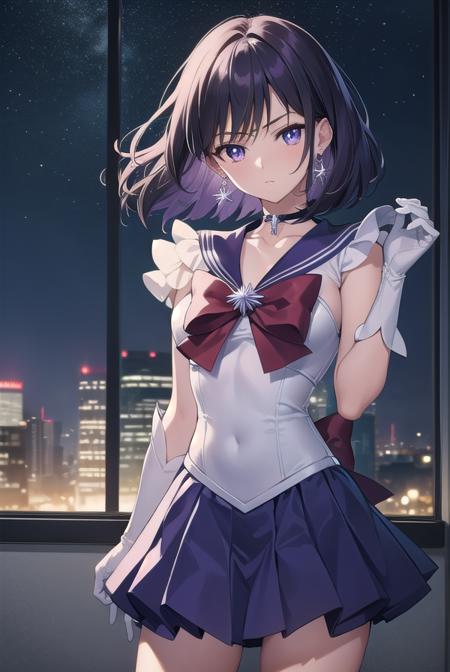 Hotaru Tomoe (土萠 ほたる) / Sailor Saturn (セーラーサターン) - Sailor Moon (美少女戦士セーラームーン)