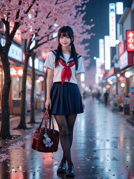 [Flux.1 D][Realistic]  Japanese JK School Uniform | JK制服版本水手服|Serafuku (ID: 1054413)