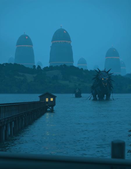 Rural Sci-fi - Digital Painting - Simon Stålenhag Style