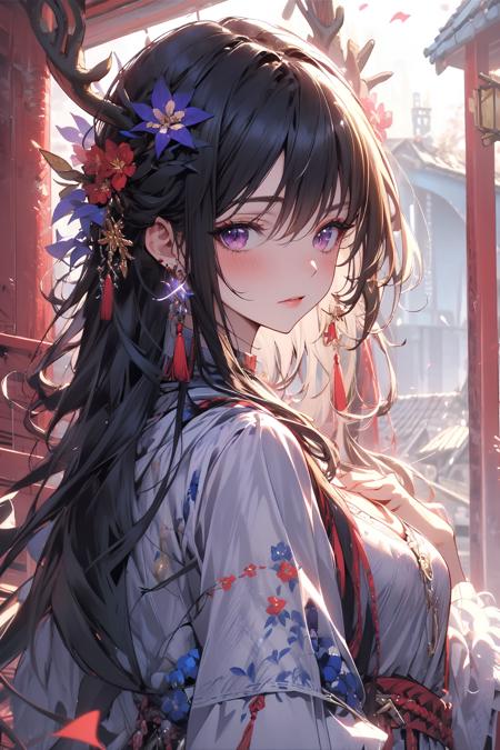露华浓/ancient Chinese style/古风/midjourney style Lora