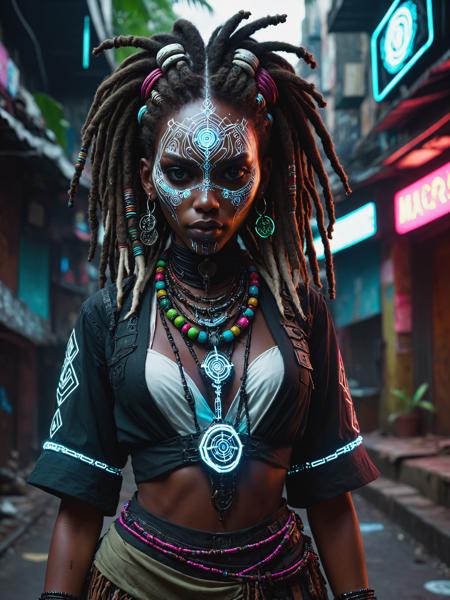 Neon Cyberpunk - Techno-Mages FLUX, SDXL & SD1.5