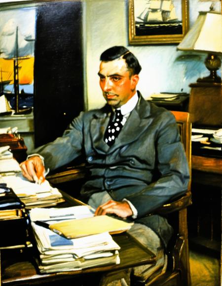 American Propaganda Painting - James Montgomery Flagg Style