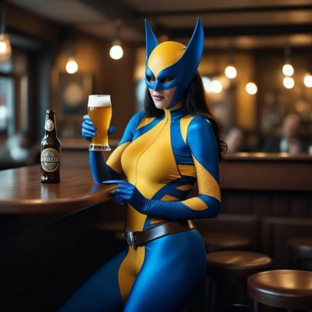 X-23 - Classic Wolverine suit - SDXL - Realistic & Comics