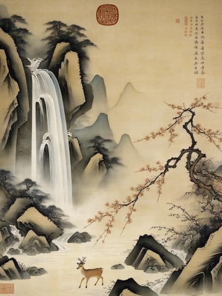 Fresh Ideas@Southern Song Dynasty landscape paintingSDXL
