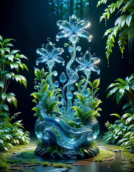 Liquid Water Flow Style [FLUX+SDXL+1.5]
