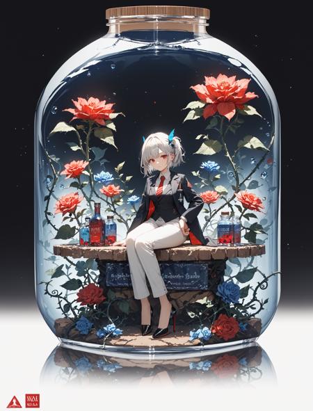 [PDXL / Illustrious] Person in jar | Inside glass | Inside bottle || Concept