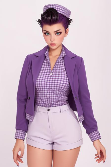 Purple Plaid Outfit