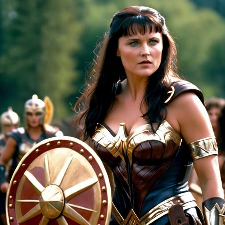 Xena: Warrior Princess 1995 XL + SD1.5 + F1D (Character based + Style)