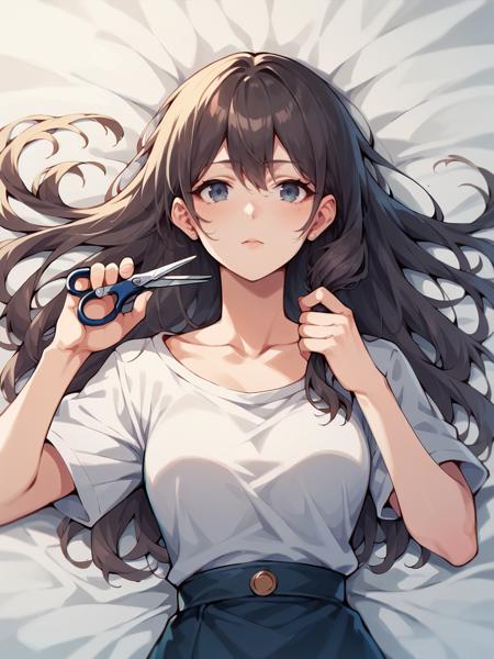 Haircutting & Holding Scissors/Knife/ect