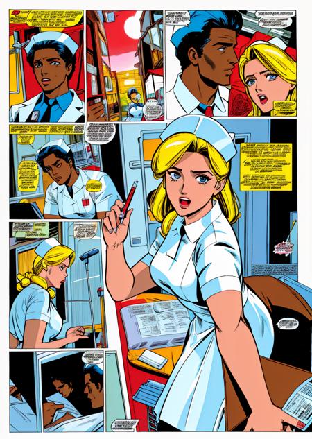 Nurse Comic Generator (EXTREMELY SILLY LoRA EXPERIMENT)