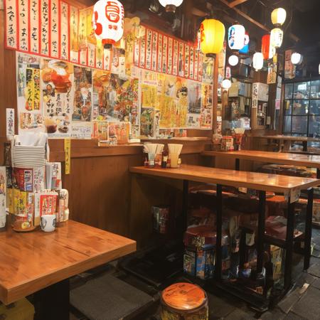 大衆酒場の店内 / Inside a popular Japanese Tavern SDXL