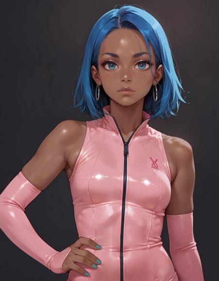 Pink Nylon Tights Gloves Suit | Flux, Pony, SD1