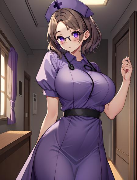 Purple Nurse Outfit