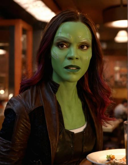 Gamora from Guardians of the galaxy (SDXL)
