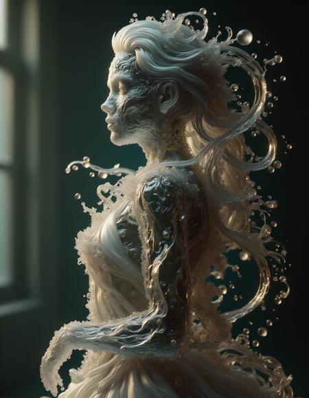 Liquid Water Flow Style [FLUX+SDXL+1.5]
