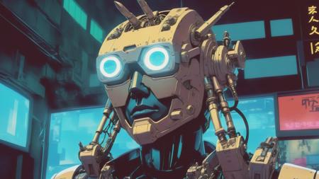Cyberpunk Anime Style