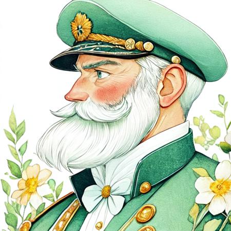 Soft Verdant Watercolor (SD1, SDXL, Pony, Flux)