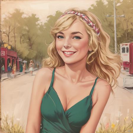 1950s-Inspired Vintage Art Style (LORA)