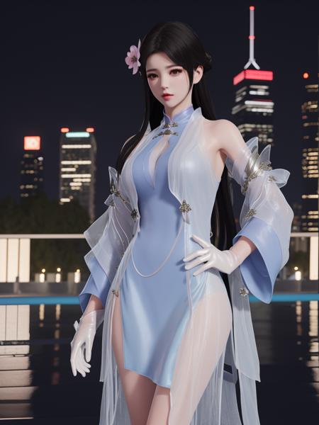 永劫无间_殷紫萍_新倩女幽魂-瑶光沐月_Naraka: Bladepoint_Ying Ziping