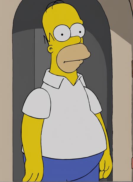 Homer Simpson (The Simpsons) Pony + Illustrious commission