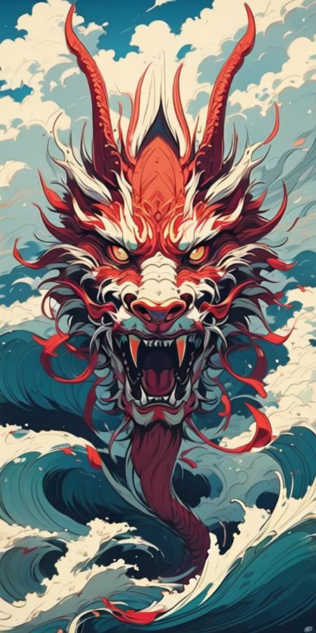 fresh ideas@Raging beast illustration_V10