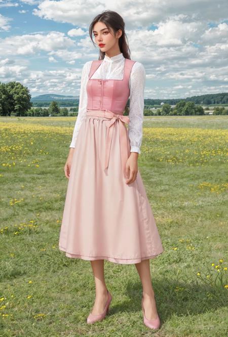 Authentic Dirndl - Traditional Alpine Dress