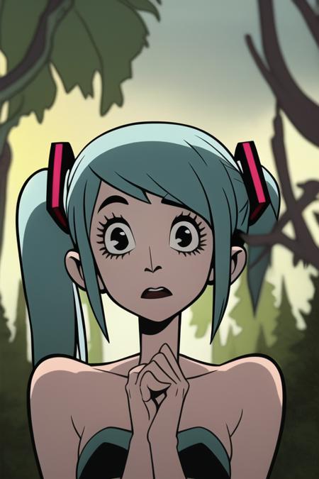 Genndy Tartakovsky  style  / Samurai jack / Primal / Unicorn warriors eternal / starwars clone wars / sym bionic titan