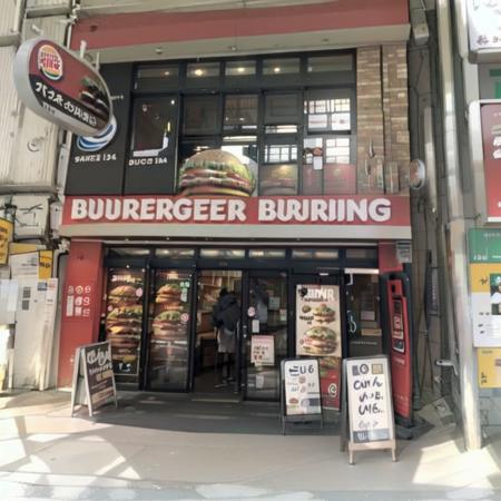 burgerking sannomiya storefront SD15版本SD15_V2 (ID: 228716)