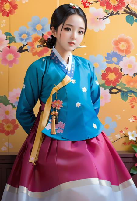 Hanbok_Woman_Dangui_XL Korean traditional clothes