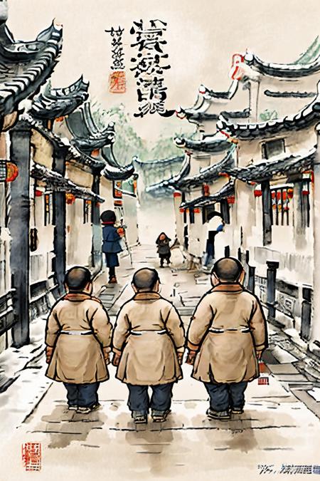 Chinese painting style