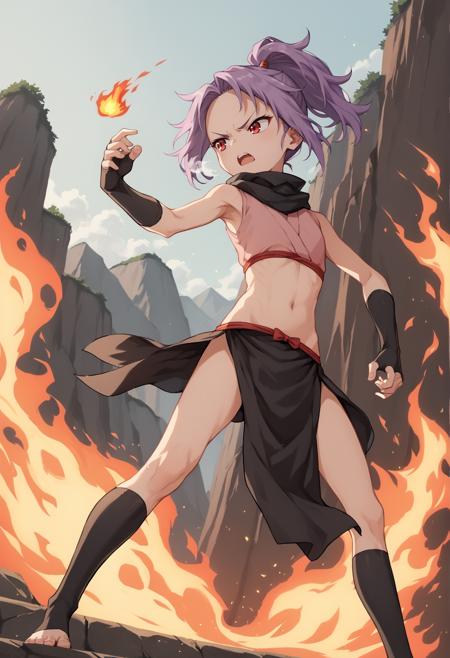 Tsubaki, Benisumomo & Sazanka (Kunoichi Tsubaki) XL