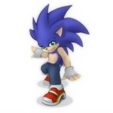 Sonic the hedgehog (Souldreamx’s style) Flux version