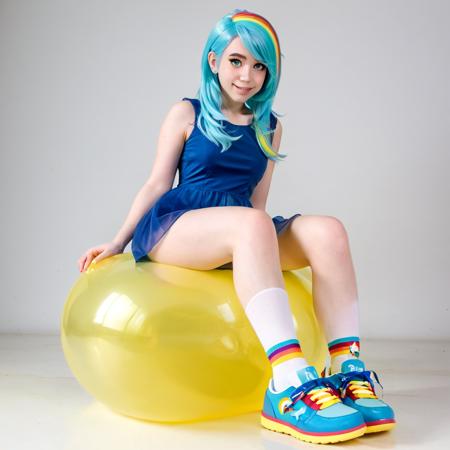 Sitting on a Balloon SDXL