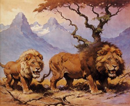Frank Frazetta (SD 1.5) art style