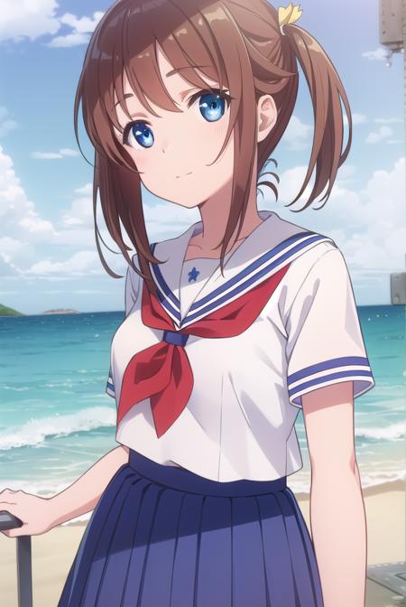 Akeno Misaki (岬 明乃) - High School Fleet (ハイスクール・フリート)版本anime s1 (ID: 258967)