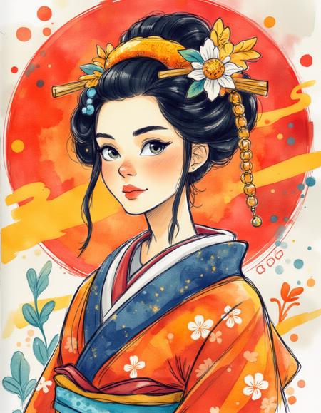 Watercolor Sketch Style [FLUX]