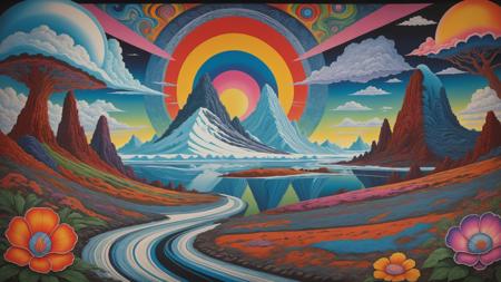 Psychedelic Landscape (Pony/PSDXL, SD1.5)