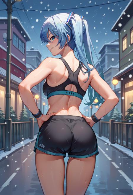 [PonyV6 XL] Yuki Miku (2011) | Vocaloid